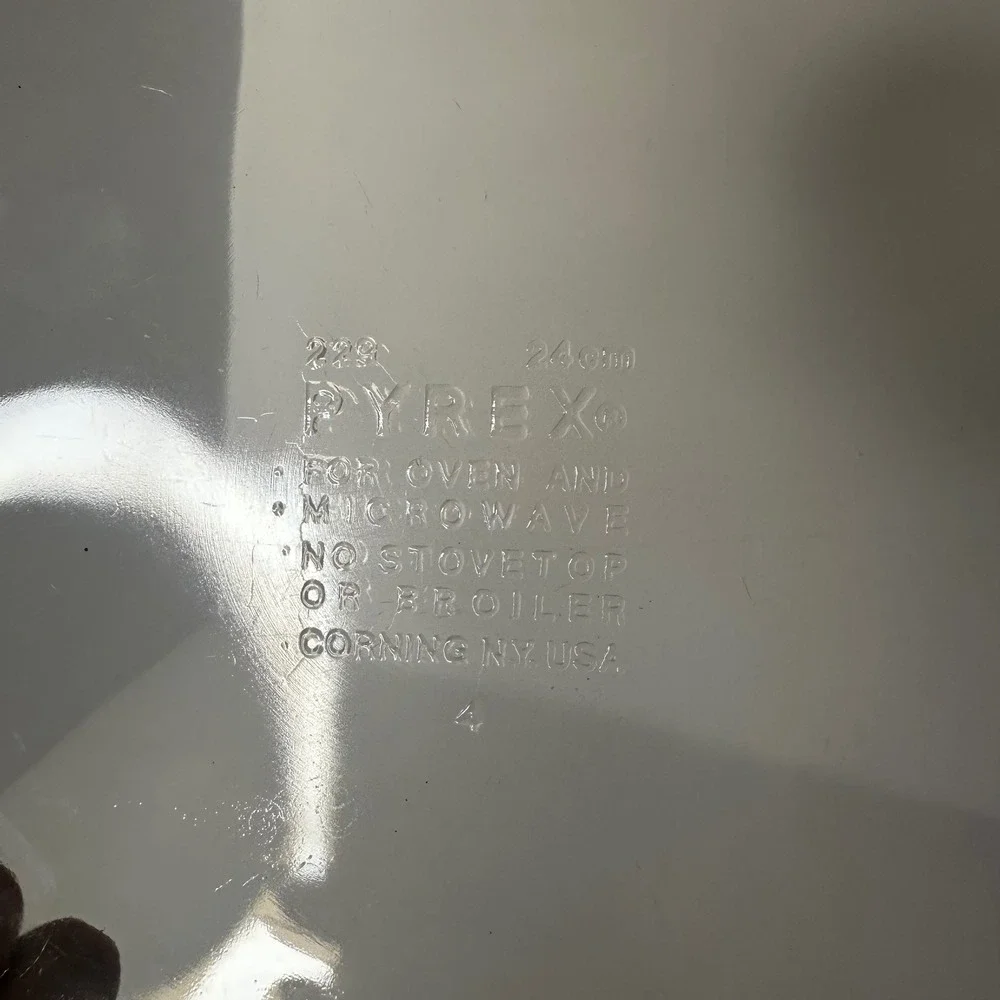 Pyrex fireside smoked